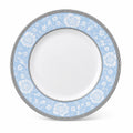 Light Blue Floral Medium Dinner Plate