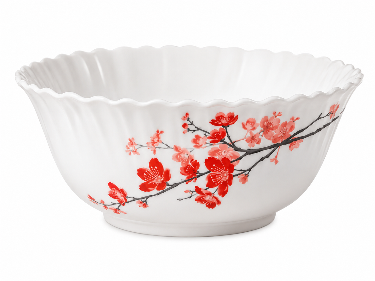 Floral Blossom Porcelain Bowl