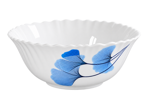 Blue Ginkgo Porcelain Bowl