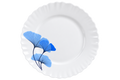 Blue Ginkgo Porcelain Dinner Plate