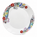 Colorful Ornamental Porcelain Dinner Plate 10inch