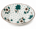 Farfurie de cină din porțelan Teal Blossom 8 inch