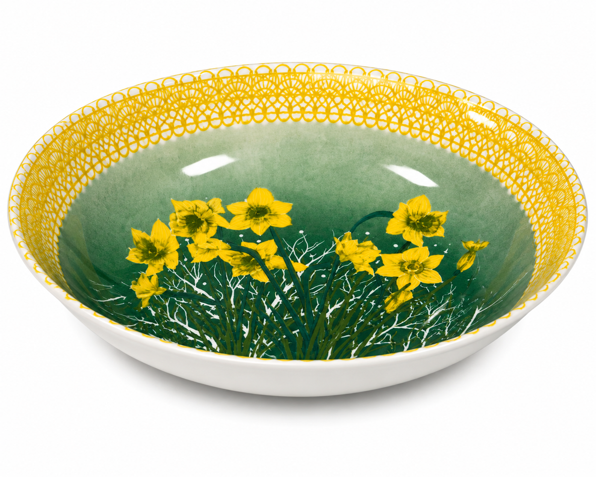 Yellow Meadow Dinner Plate 8 inch