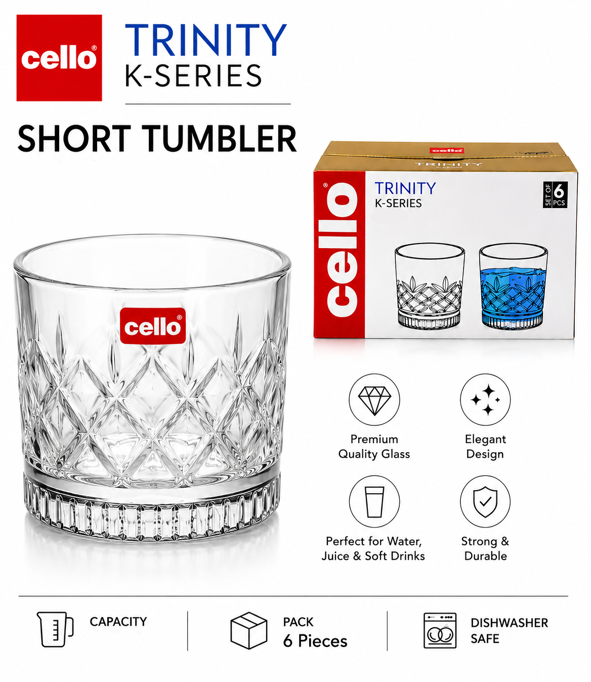 Trinity K-Series Short Tumbler 215 ml