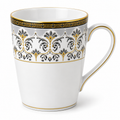 Classic Gold Floral Mug