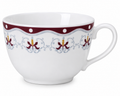 Burgundy Classic Floral Cup