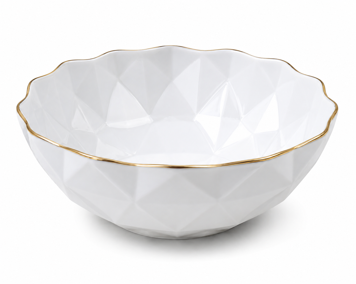 Crystal Facet Small Bowl 5.5inch