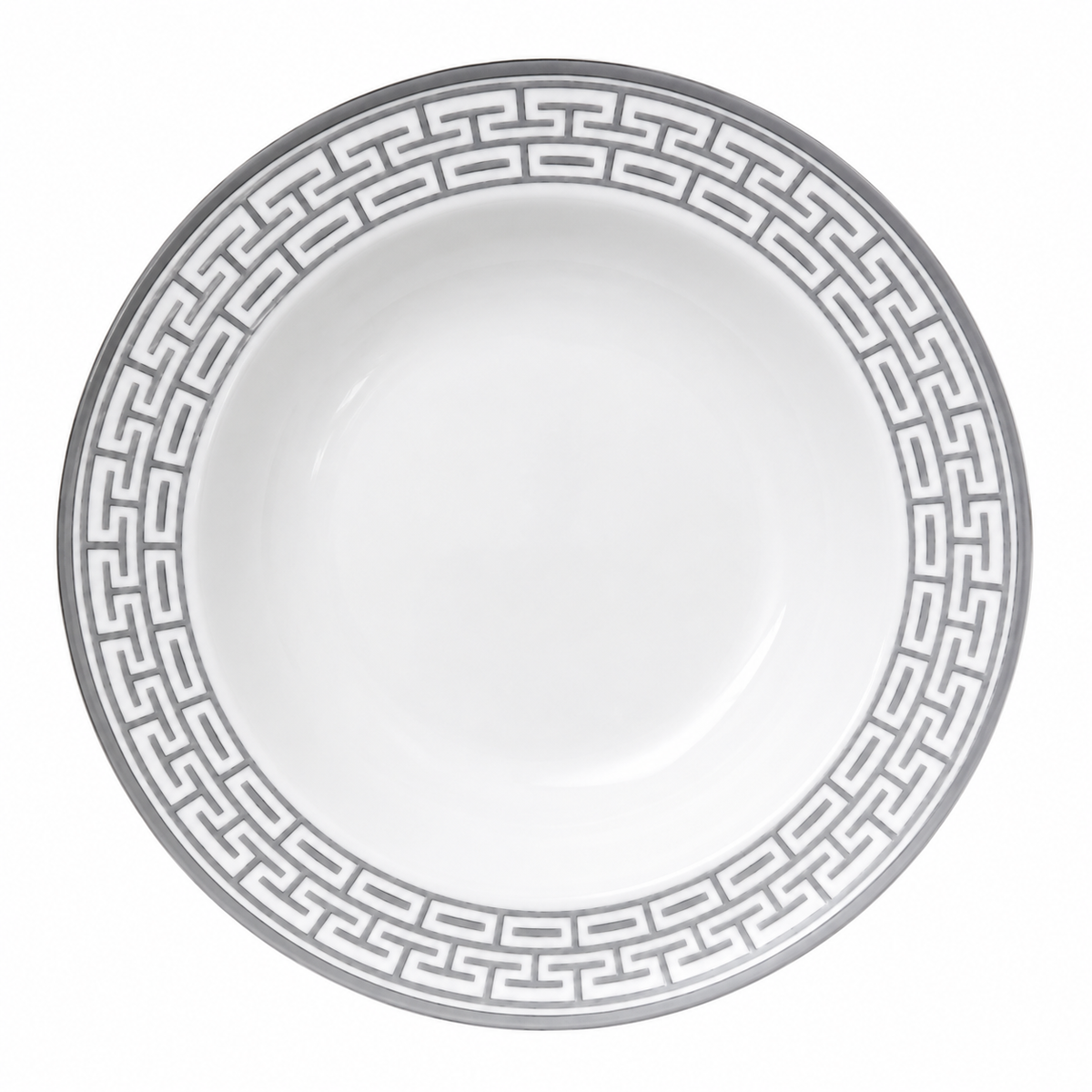 Greek Key Deep Side/Dessert Plate