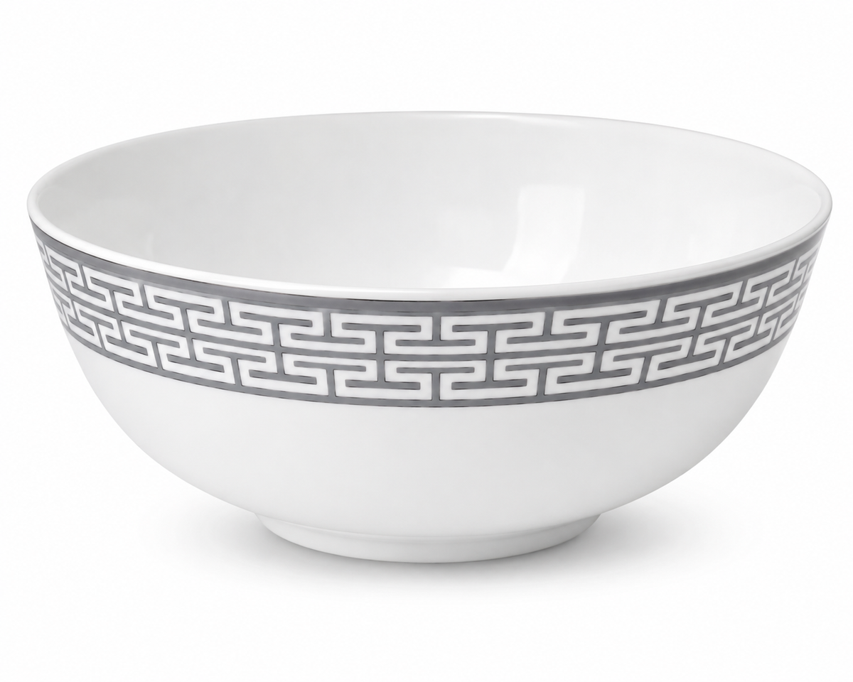 Greek Key Large Serving Bowl