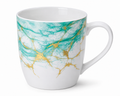Turquoise Gold Marble Mug