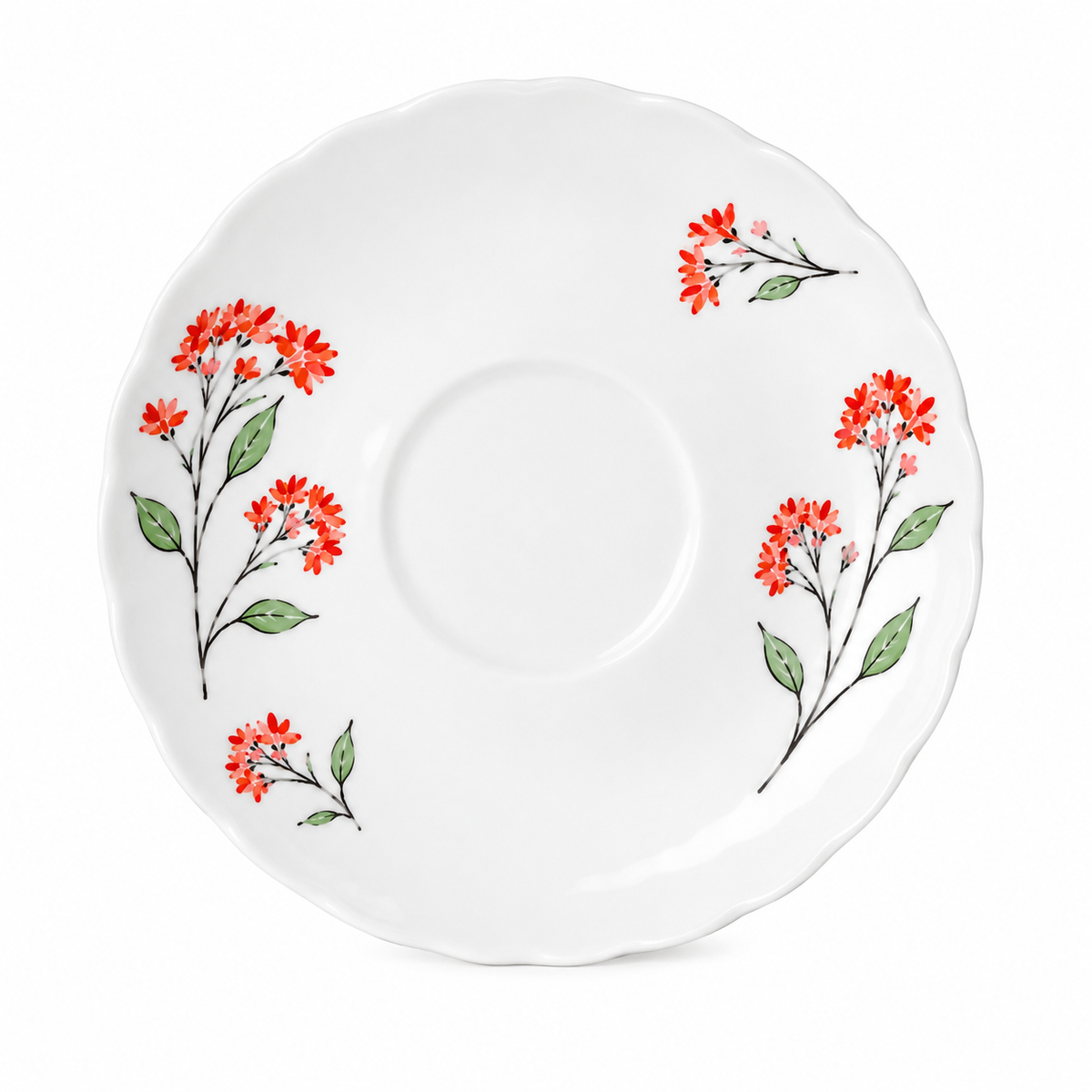 Floral Garden Saucer / Small Plate