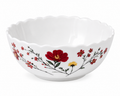 Bol decorativ Red Floral Garden
