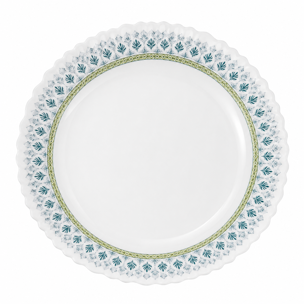 Blue Green Classic Dinner Plate 10inch