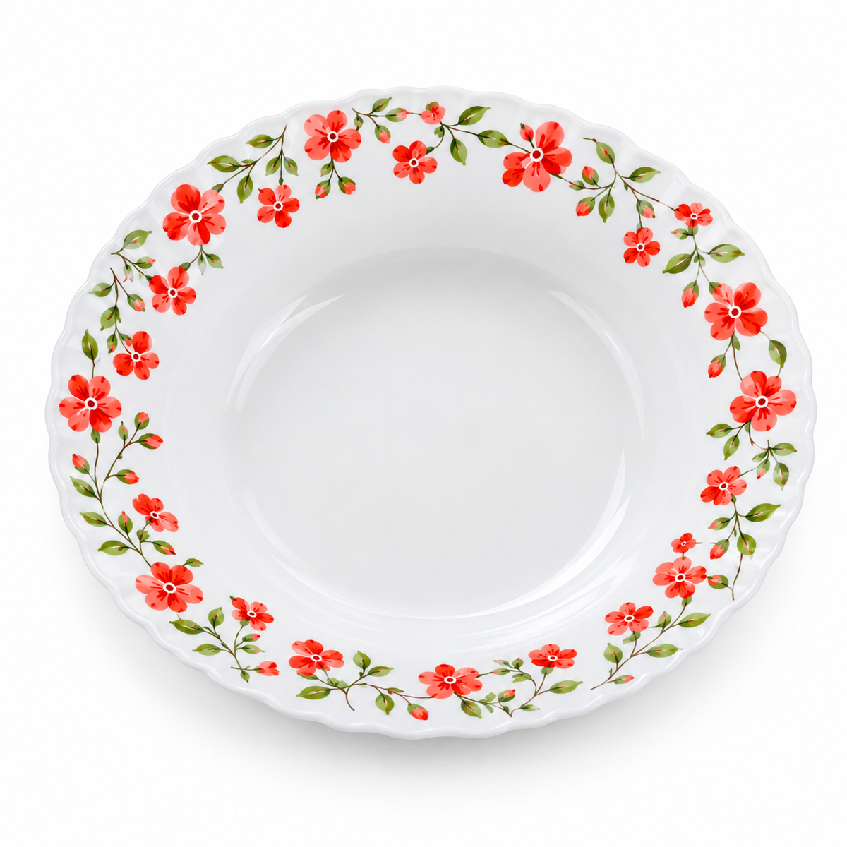 Coral Floral Classic Deep Side/Dessert Plate