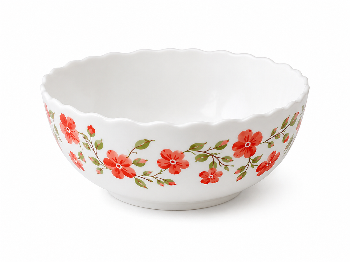 Coral Floral Classic Bowl