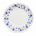 Blue Floral Clover Deep Side/Dessert Plate 7.5inch