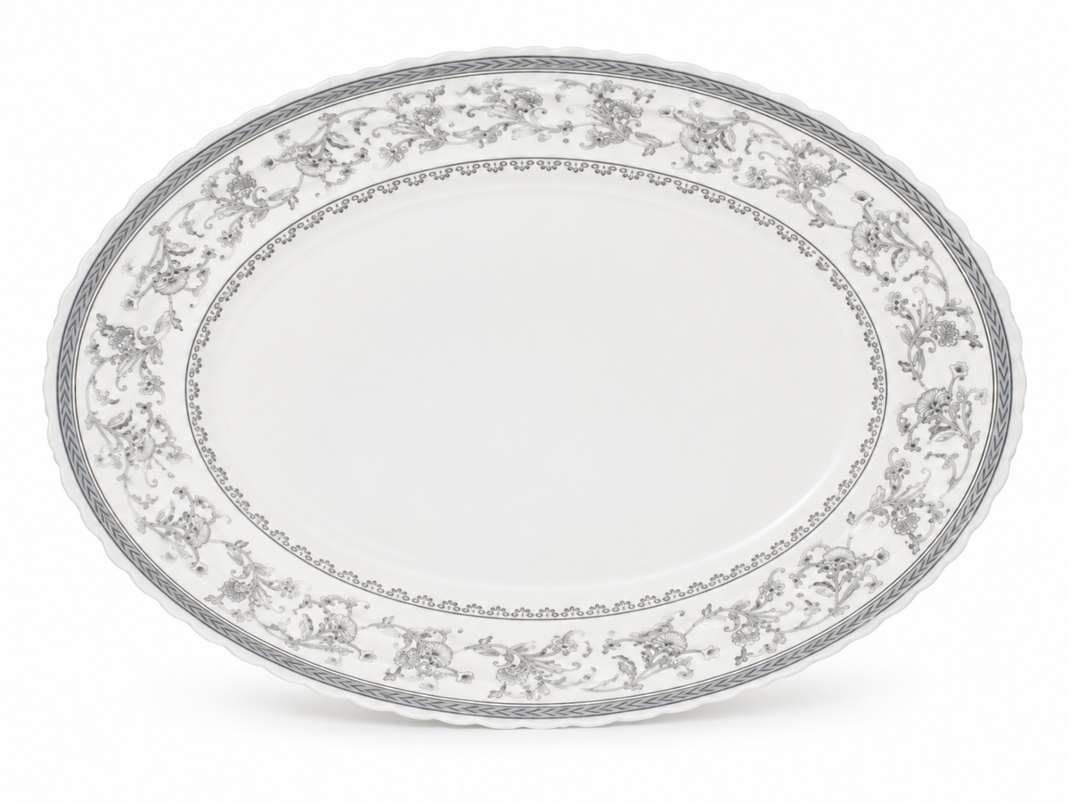 Victoria Classic Floral Large Serving Plate