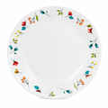 Farfurie clasică cu model floral multicolor