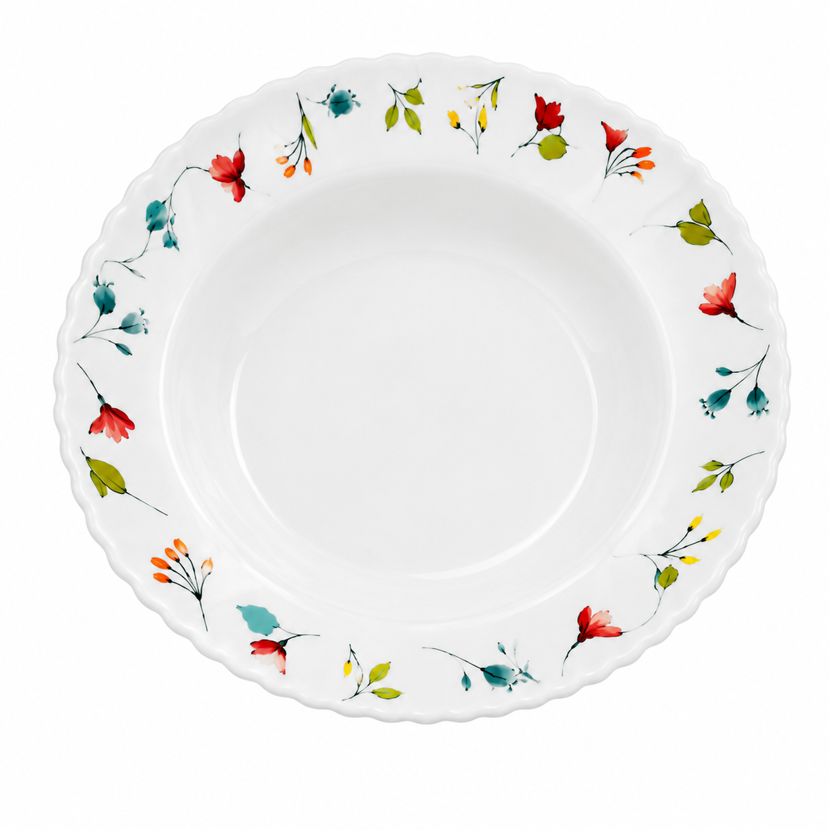 Multicolor Floral Classic Deep Side/Dessert Plate