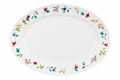 Multicolor Floral Classic Large Serving Plate