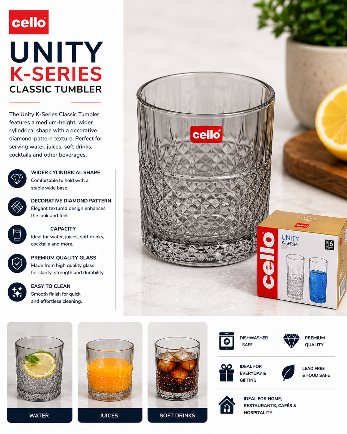 Unity K-Series 340 ml Classic Tumbler
