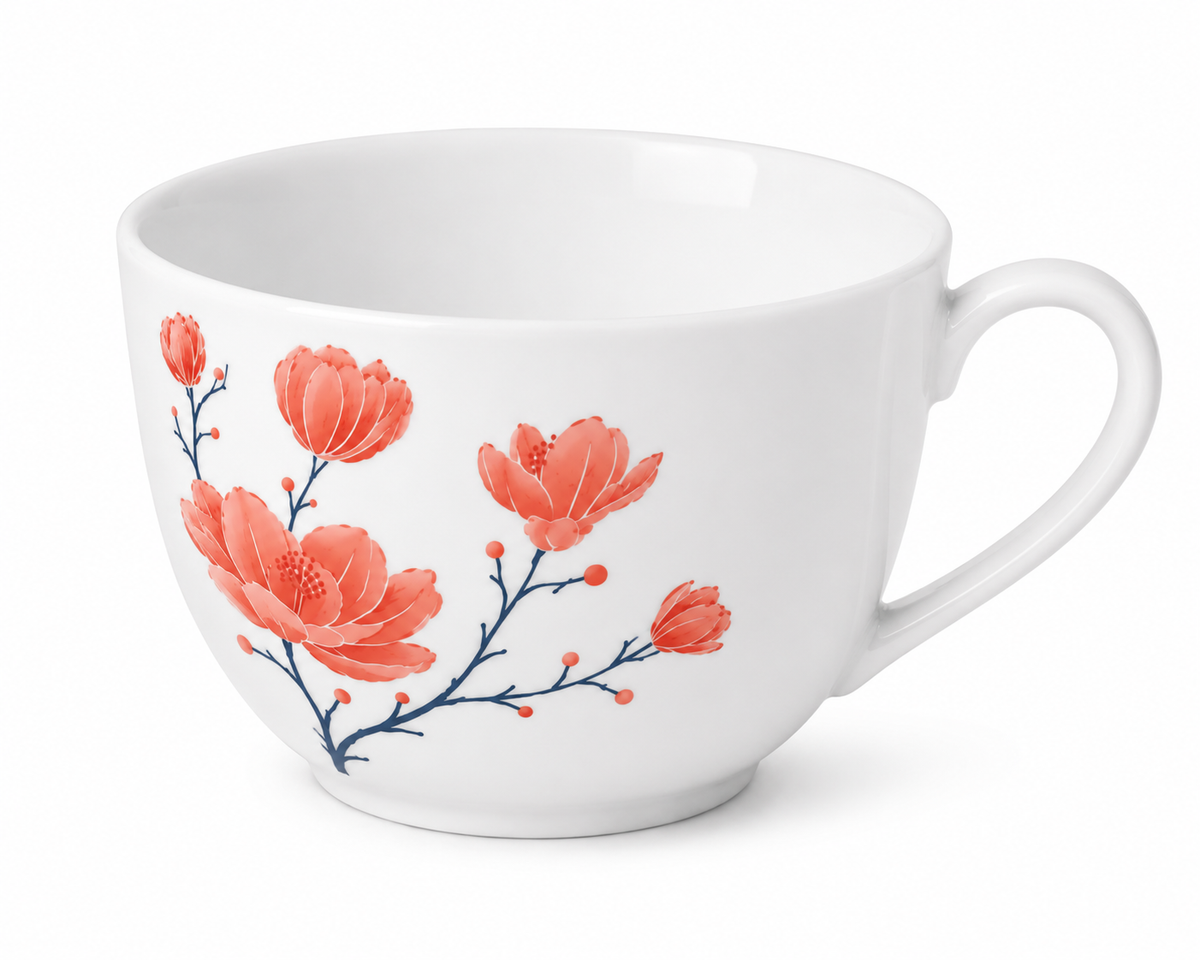 Coral Blossom Classic Cup