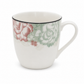 Sage & Blush Floral Porcelain Cup