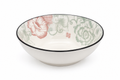 Sage &amp; Blush Floral Porcelain Bowl