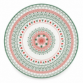 Geometric Classic Large Serving Plate