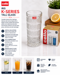 Pahar înalt IRIS K-Series 275 ml
