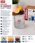 BRILLIANT K-Series 215 ml Short Tumbler