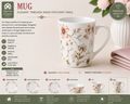 Delicate Floral Patterned Mug
