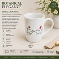Botanical Elegance Porcelain Mug