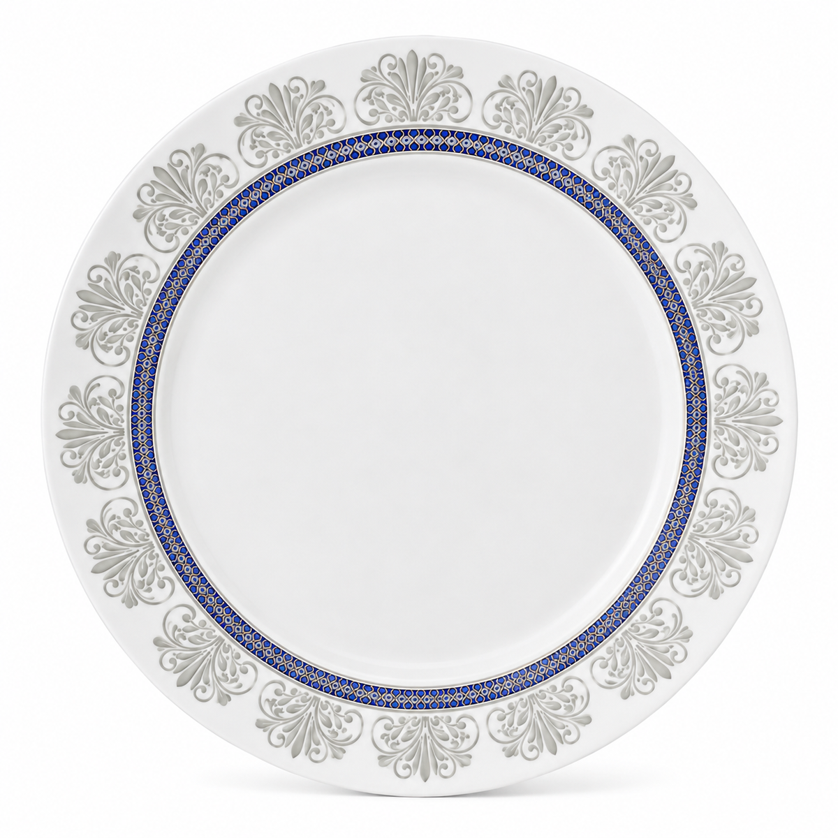Sterling Blue & Grey Large Serving Plate