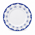 Elegant Blue & Grey Ornamental Side / Dessert Plate 7.5inch