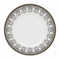 Elegant Grey & Gold Ornamental Dinner Plate 11