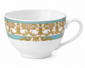 Turquoise Gold Elegance Porcelain Cup