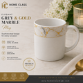 Elegant Grey & Gold Marble Mug
