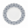 Blue Grey Classic Dessert Plate 7.5inch