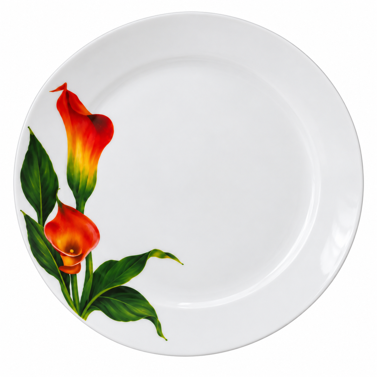 Calla Lily Classic Round Serving Plate 12inch