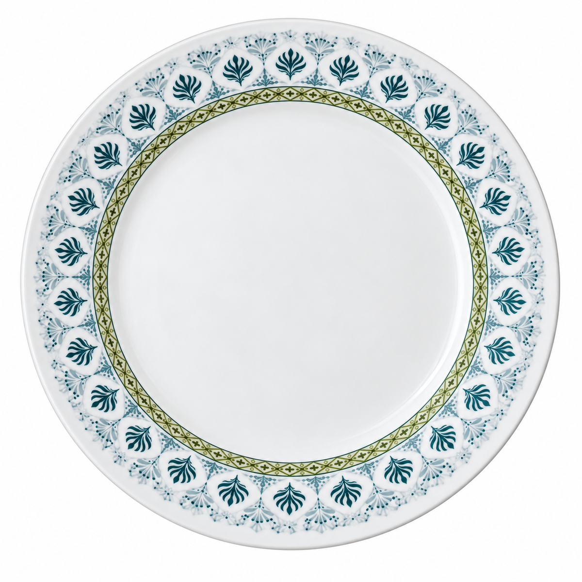 Blue Green Classic Round Serving Plate 12inch