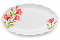 Coral Blossom Porcelain Oval Serving Plate 13inch