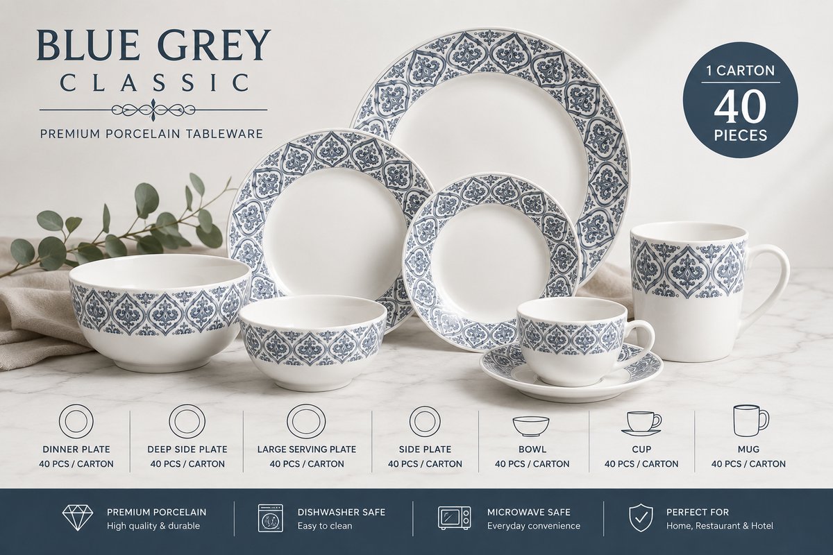Blue Grey Classic Design
